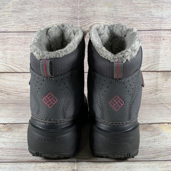 Columbia Rope Tow III Toddler Girls Size 2 Insulated Snow Boots Gray - Picture 5 of 11